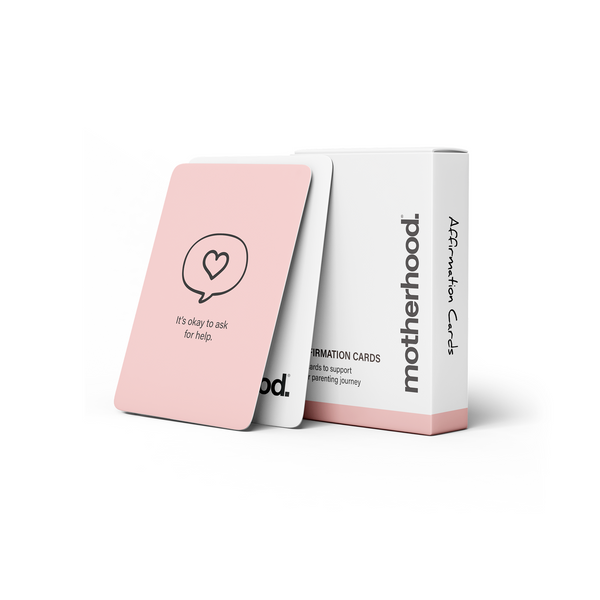 Motherhood Collection Postpartum Affirmation Cards for Moms – 52 Weekly Encouragement Cards for New Moms