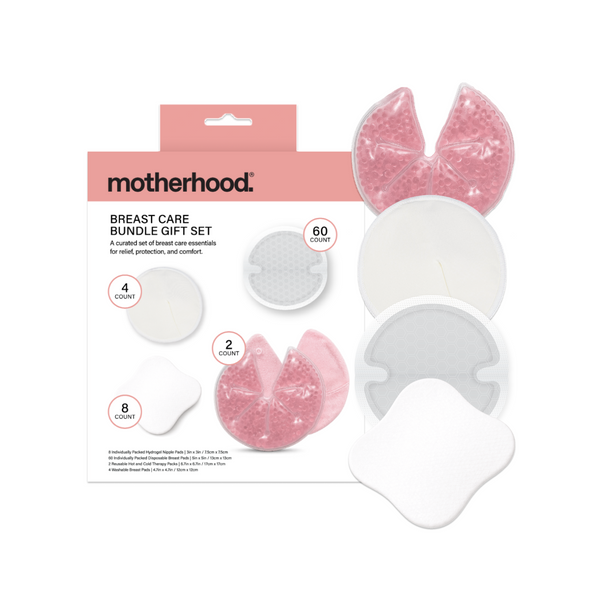 Motherhood Collection Complete Breast Care Bundle for New Moms – Soothe, Protect & Feel Confident While Nursing