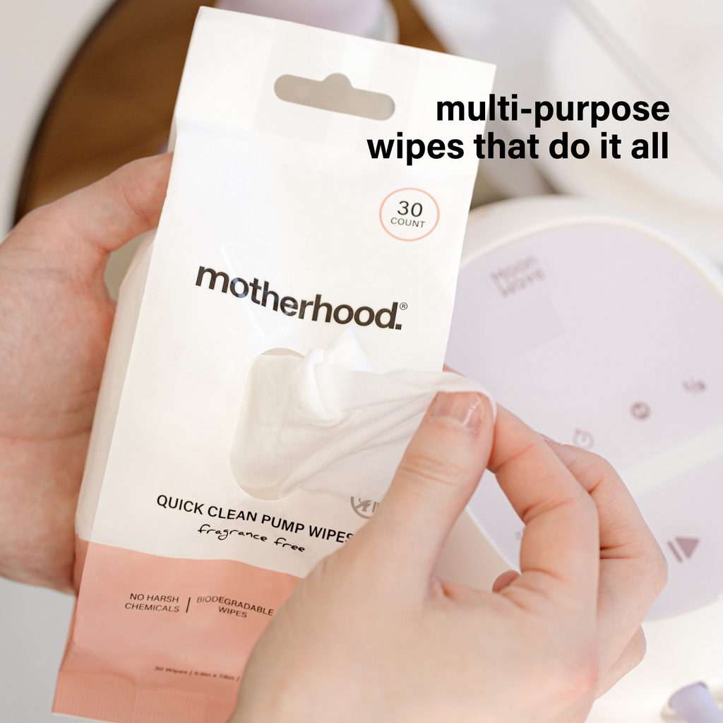 Motherhood Collection No-Rinse Pump Cleaning Wipes