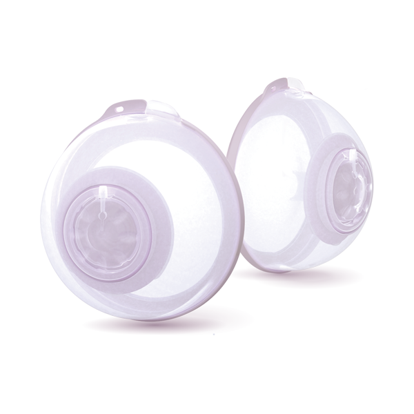 Set of Amaris Slim-Cups hands-free collection cups.
